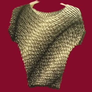 ⭐️5/$25 SALE Retro petal blouse stretchy black/white